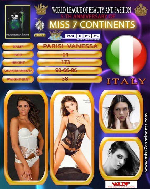 “Miss 7 Continents”, |la bellezza italiana è catanese