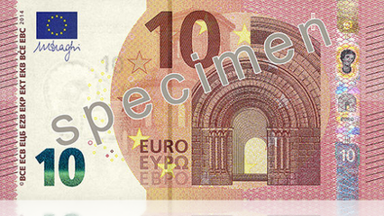 Bce, presentata la nuova| banconota da 10 euro