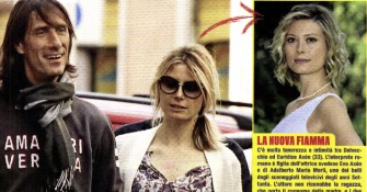 Marco Del Vecchio molla |la compagna per un’attrice FOTO