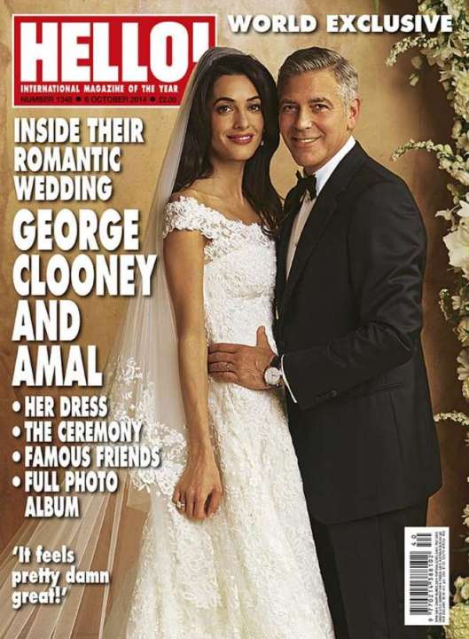 Clooney in smoking, Amal in pizzo: ecco gli abiti delle nozze veneziane