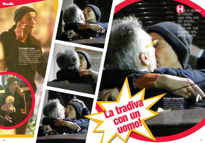 Rosalinda Celentano bacia un uomo dopo l’addio a Simona Borioni