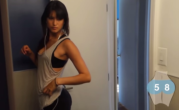 Telecamera puntata sul lato B per contare le occhiate dei passanti