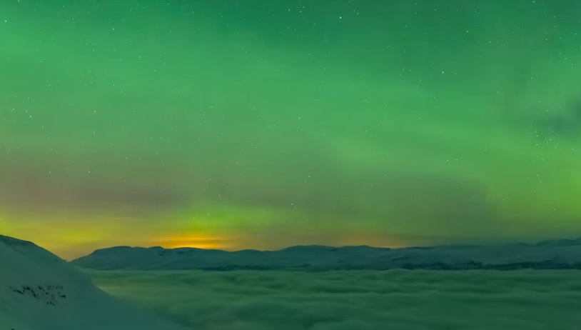 Lapponia, l’aurora boreale in timelapse  – Video