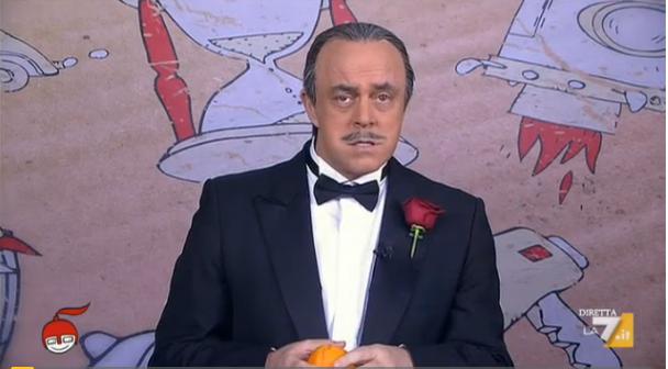 Maurizio Crozza imita il Padrino e Berlusconi – Video