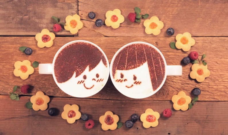 Il cappuccino diventa un cartone animato – Video