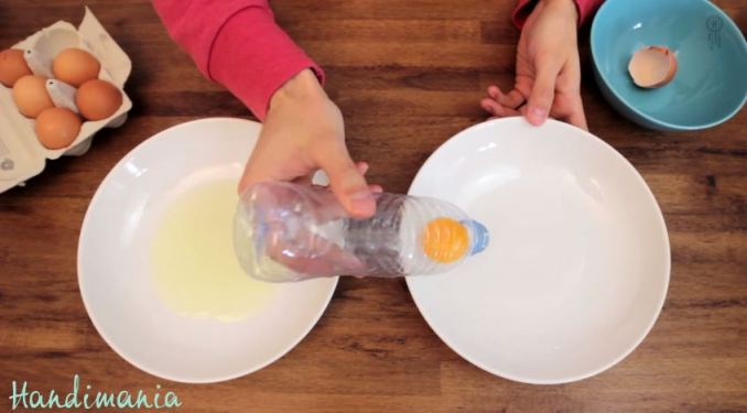 Il metodo più “cool” per separare il tuorlo dall’albume – Video