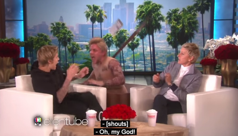 Justin Bieber e lo scherzo da infarto in tv – Video