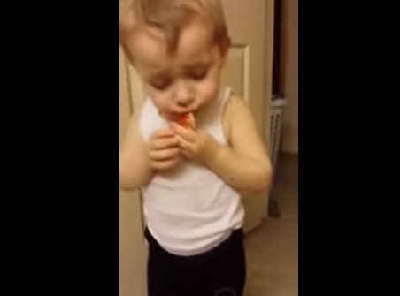 Bimbo fa il “funerale” al pesce rosso e scoppia in lacrime – Video