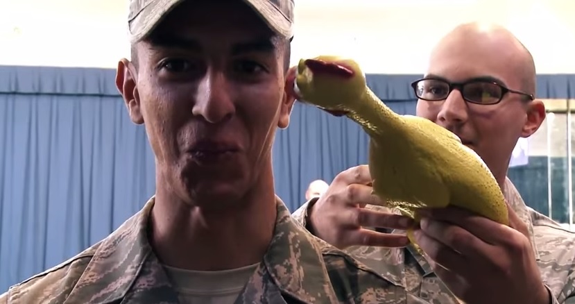 Aviazione USA: la prova del pollo di gomma per testare l’aplomb