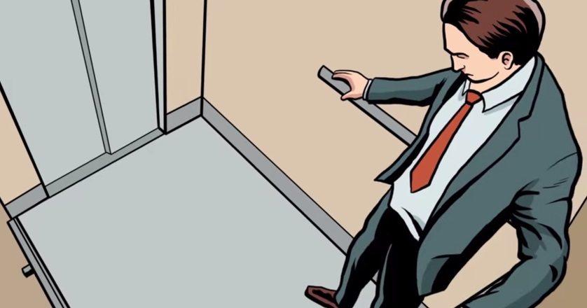 Ascensore in picchiata, ecco come sopravvivere – Video