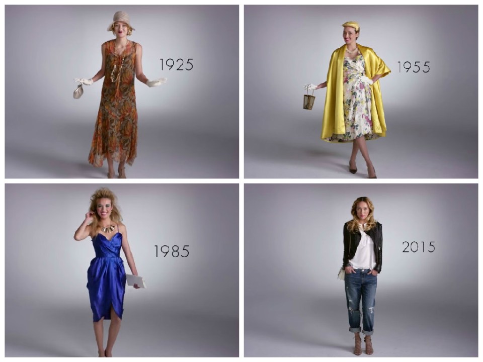 1915-2015: cento anni di moda in due minuti – Video