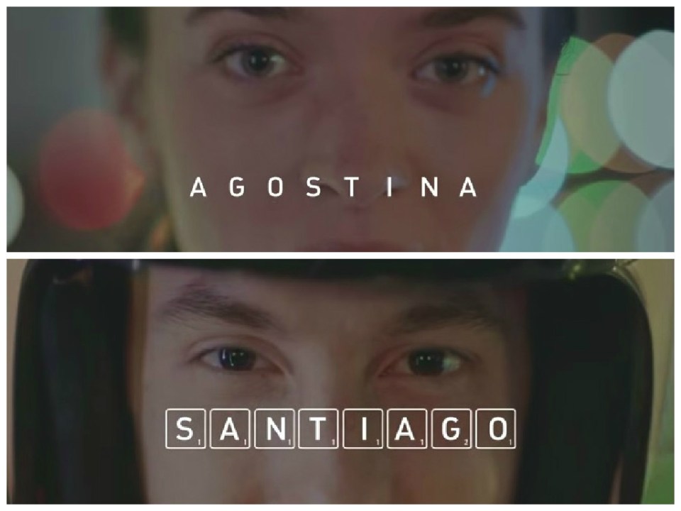 Agostina e Santiago, il loro amore è un anagramma – Video