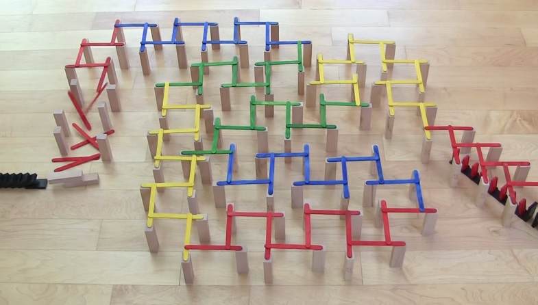 Le catene domino più spettacolari di sempre – Video