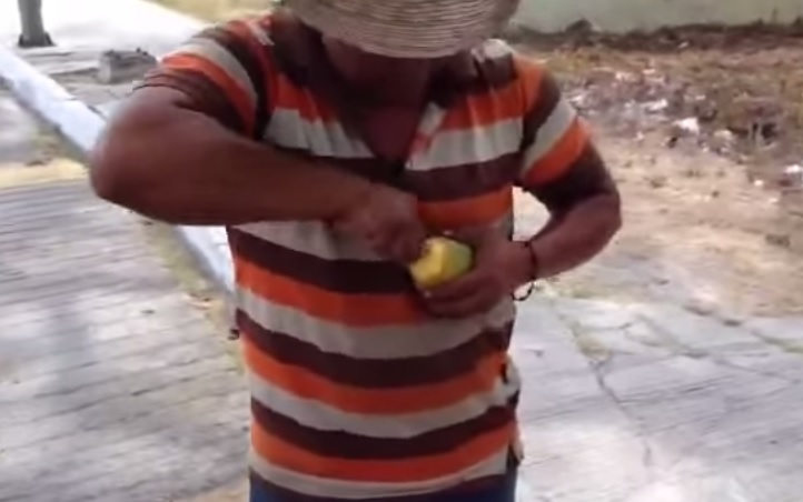 Come trasformare un mango in un “fiore” in soli 80 secondi