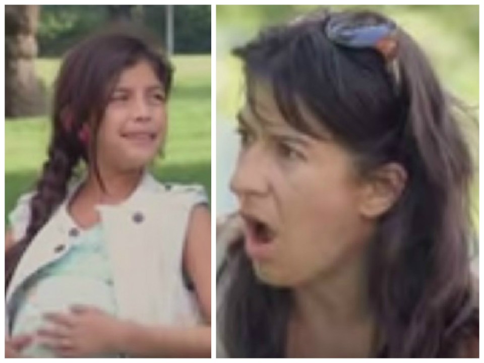 Una bimba “incinta” si aggira da sola nel parco, le reazioni dei passanti