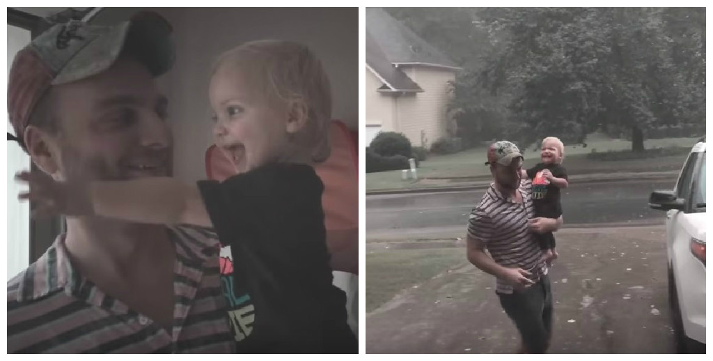 La bambina che scopre la pioggia commuove il web – Video