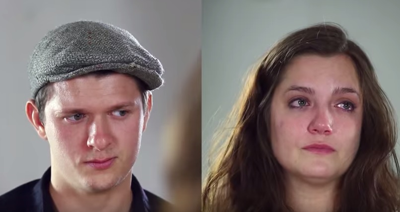 Due ex fidanzati si incontrano due anni dopo la rottura davanti a una telecamera