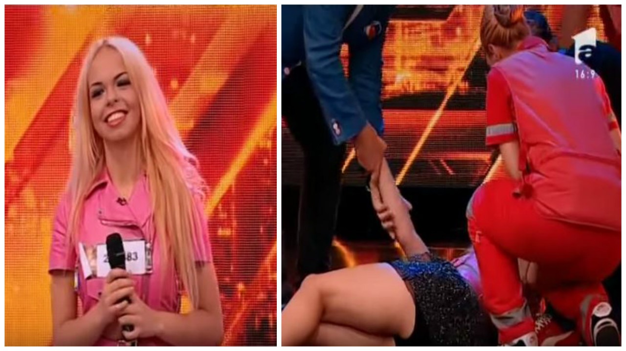 X Factor Romania, dimentica il testo della canzone e sviene sul palco – Video
