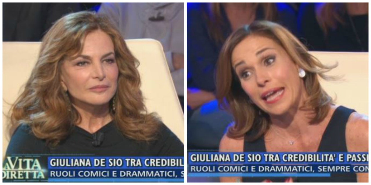 Giuliana De Sio vs Cristina Parodi: “Mi stai annoiando”, “Tu hippie? Ma per favore”