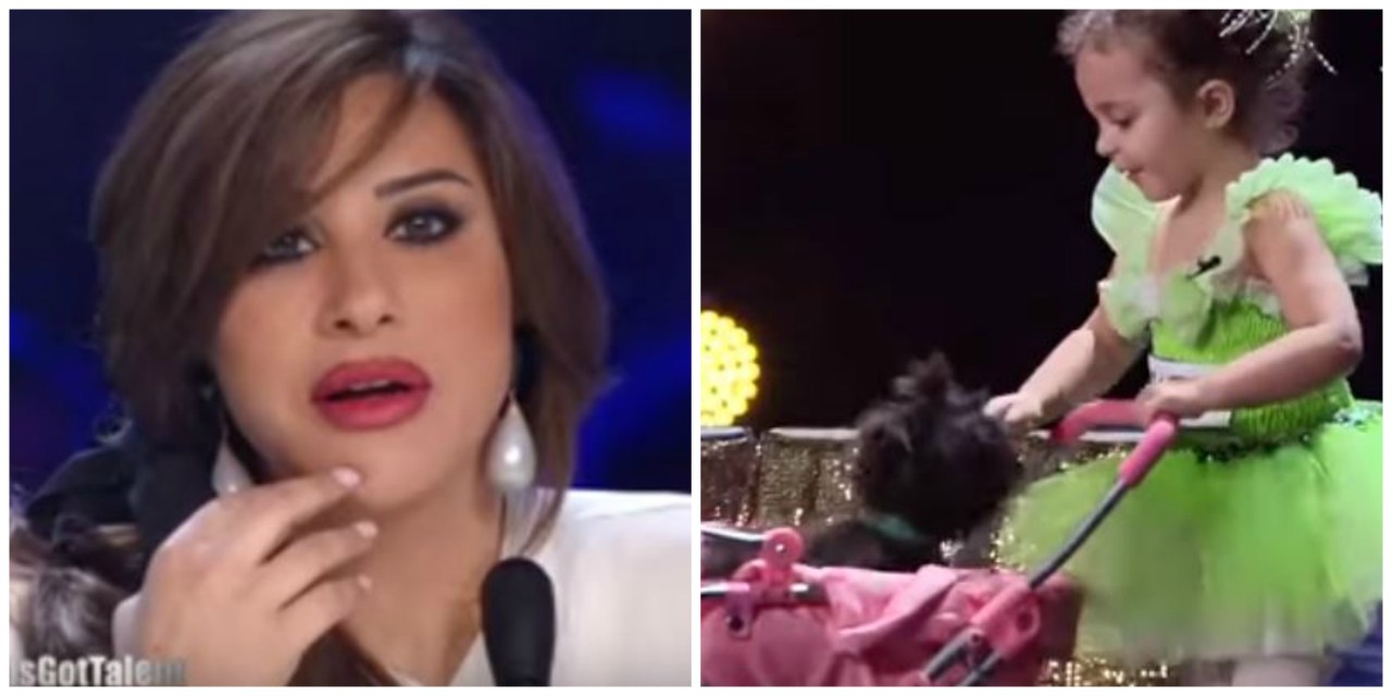 Bimba e cane, la “strana coppia” conquista i giudici del talent show