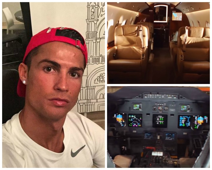 Cristiano Ronaldo si regala un jet privato da 19 milioni di euro