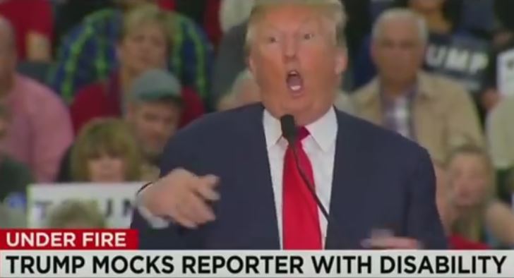 Donald Trump deride giornalista disabile – Video
