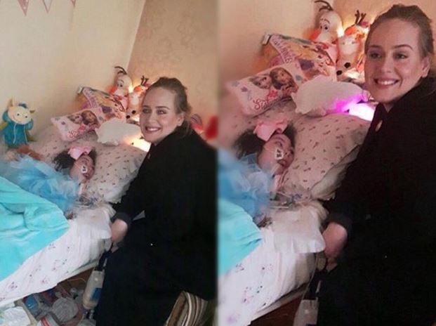 Adele fa visita alla fan in fin di vita, il suo gesto commuove tutti