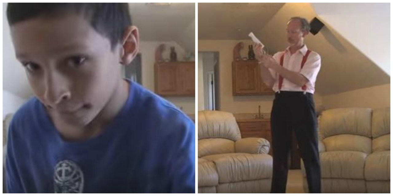 Telecamera nascosta in salotto, quello che fa questo anziano è sorprendente