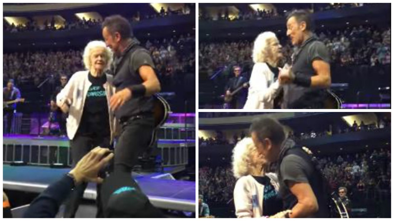 A 91 anni incontra il suo idolo: Jeanie balla con Bruce Springsteen