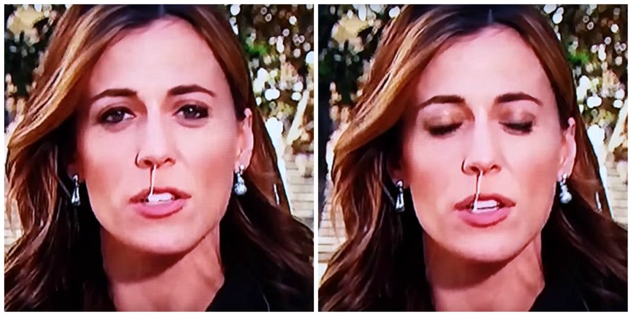 Figuraccia in diretta tv, la giornalista vittima di un disgustoso incidente