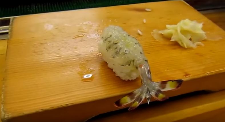 Il sushi “riprende vita”, il video choc girato da un cuoco