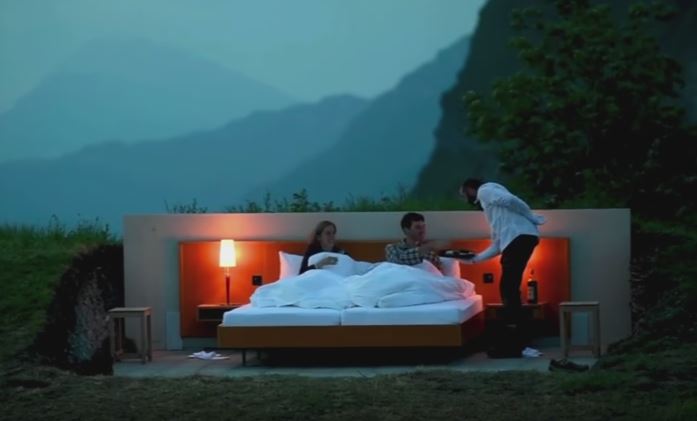 Pagheresti per dormire all’aperto? L’idea originale di un hotel svizzero