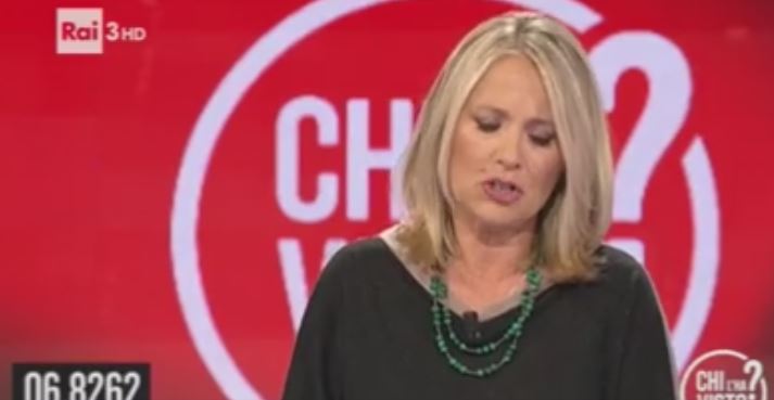“Chi l’ha visto?”, Federica Sciarelli legge in diretta insulti sessisti