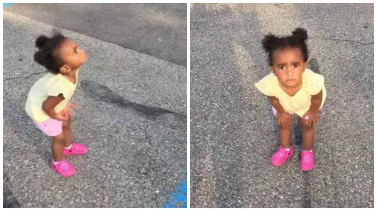 Avete mai visto una bimba più testarda di questa?