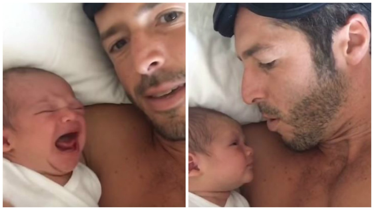 Il neonato non la smette di piangere? La soluzione di questo papà è geniale
