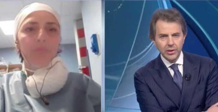 Tg1, Francesco Giorgino intervista una dottoressa e non riesce a trattenere la commozione