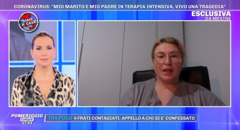 L’appello di Emanuela: “Mio marito e mio padre sono in terapia intensiva, abbiate rispetto”