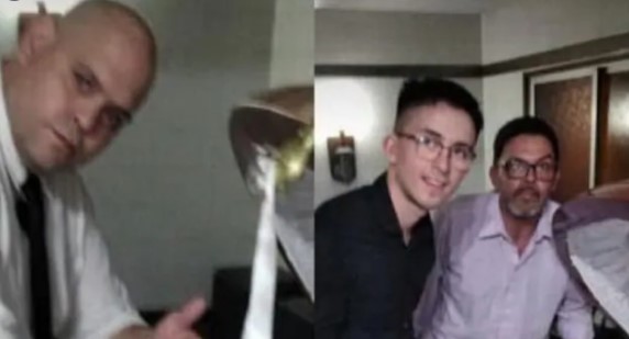 Maradona, lo scempio dopo la morte: gli addetti delle pompe funebri posano accanto alla bara