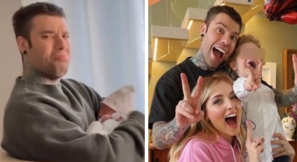 Social in tilt per la nascita di Vittoria: il benvenuto di Leone e le lacrime di Fedez