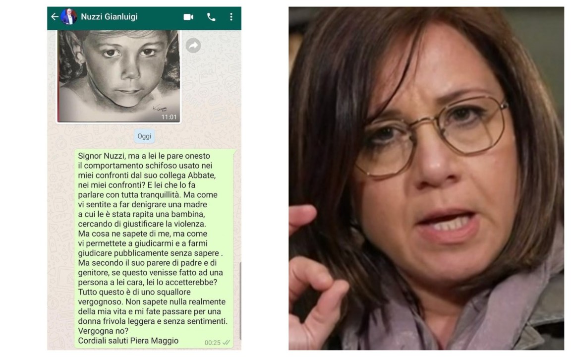 Piera Maggio furiosa con “Quarto Grado” mostra il messaggio inviato a Nuzzi