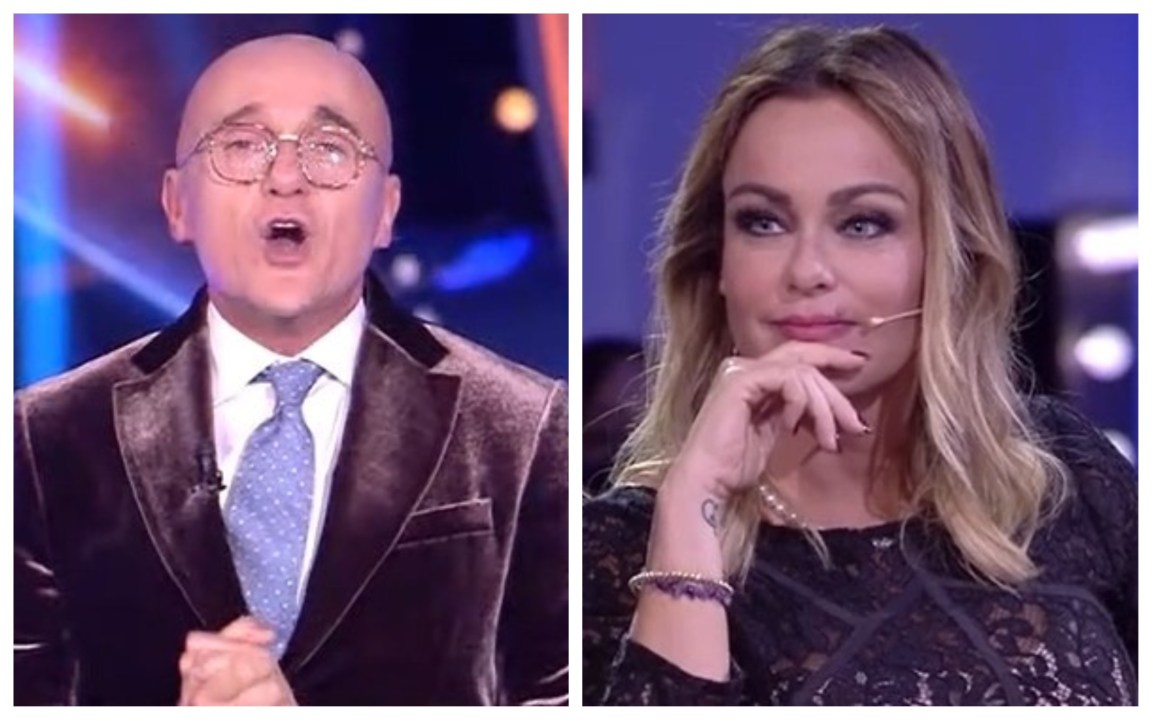 “GF Vip”, Bonolis interviene in diretta: “Ah Signorini, statte zitto! Sei ‘mbriaco?”