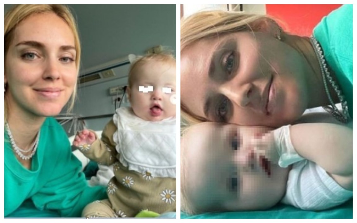 Paura per la piccola Vittoria, la figlia dei Ferragnez ricoverata in ospedale