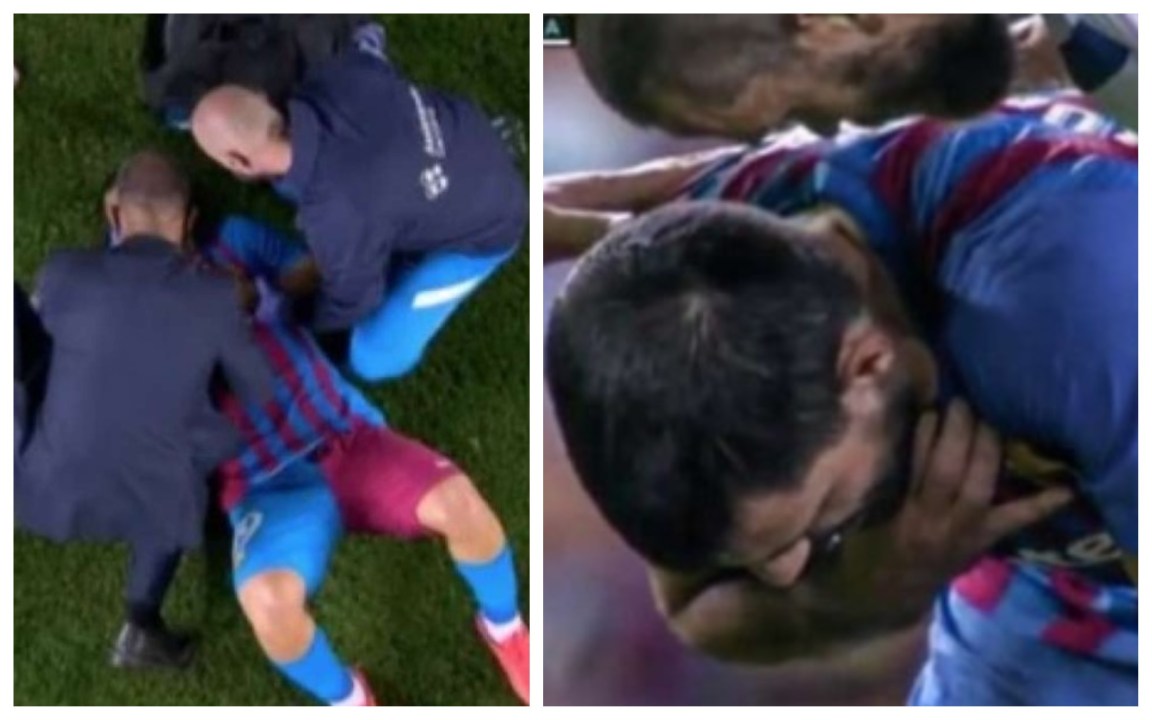 Terrore al Camp Nou, Sergio Aguero si sente male durante il match