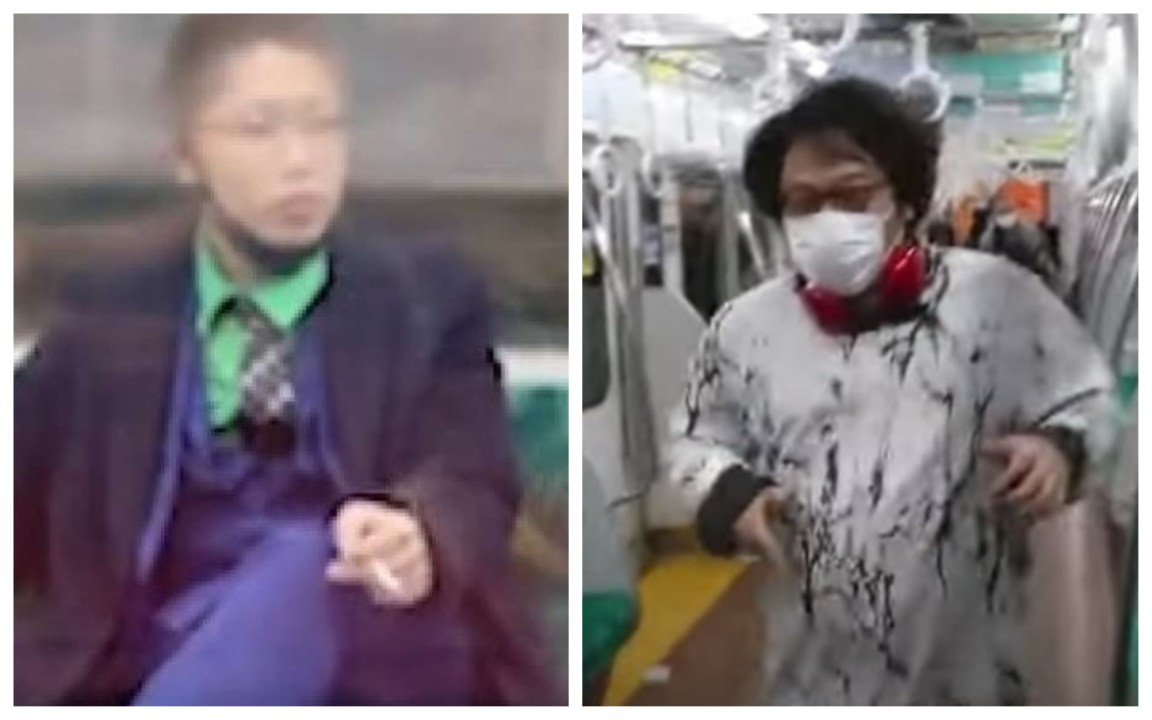Halloween di sangue, vestito da Joker accoltella 17 persone in metropolitana