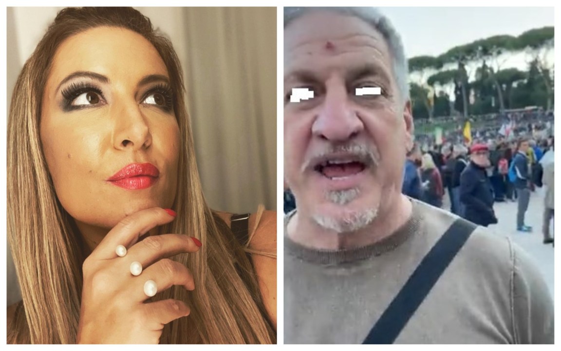 Minacce e testate, Selvaggia Lucarelli aggredita alla manifestazione No Green Pass