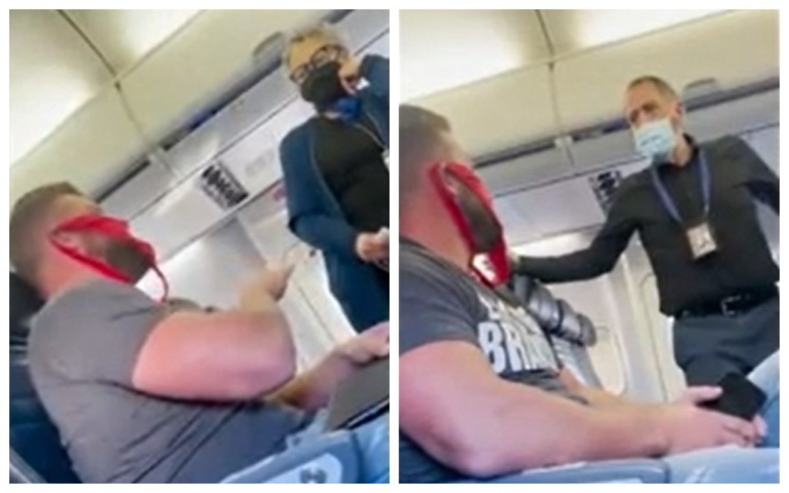 Un perizoma al posto della mascherina, passeggero invitato a lasciare l’aereo