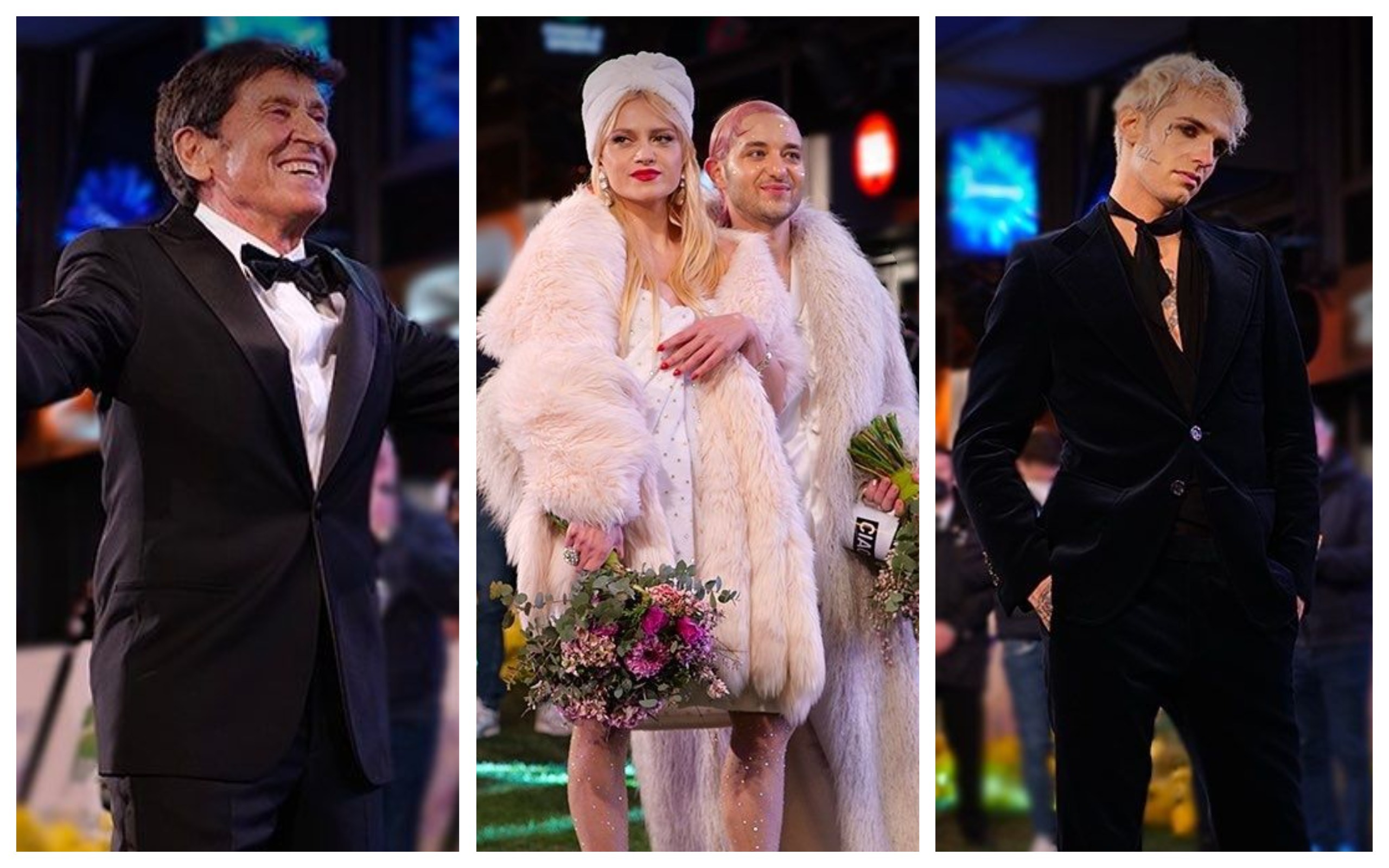 Sanremo 2022, i Big sfilano sul green carpet – FOTO