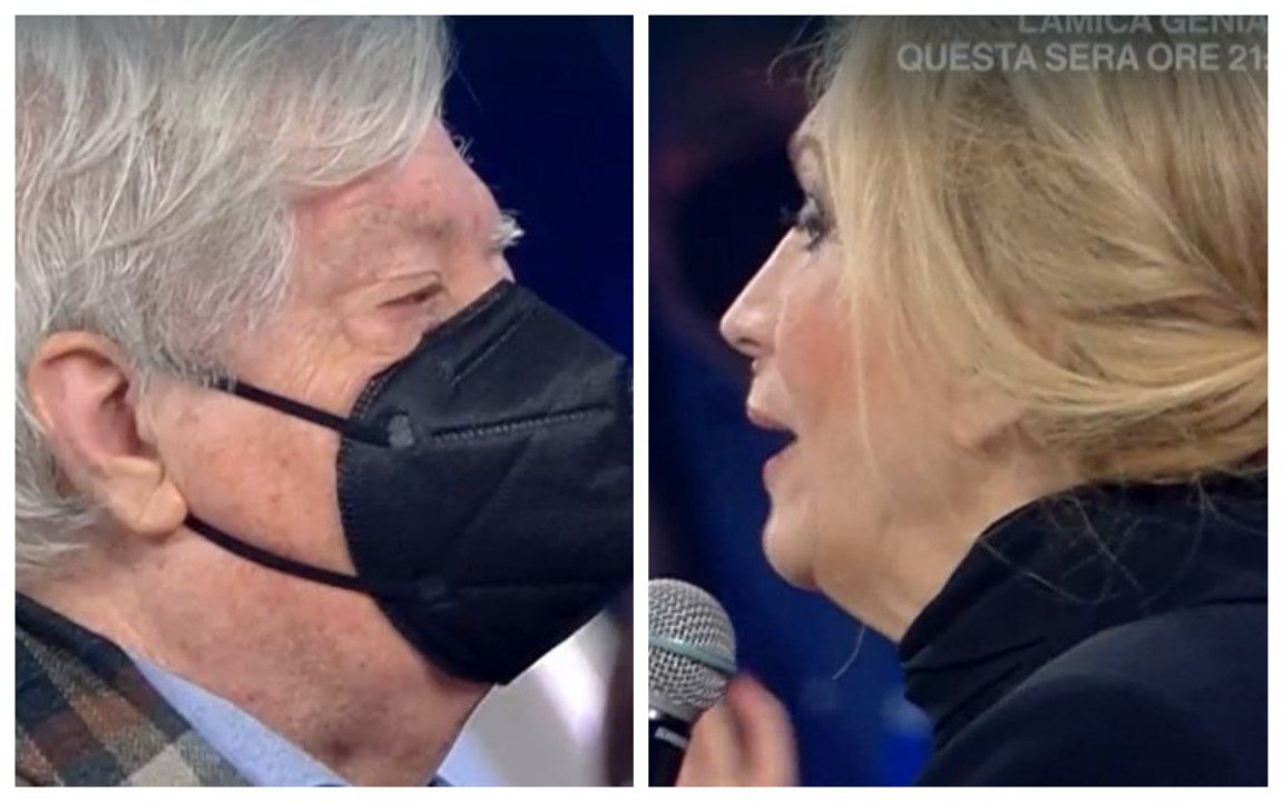 Delirio a “Domenica In”, uomo irrompe sul palco. Iva Zanicchi: “E’ fuori come un balcone”