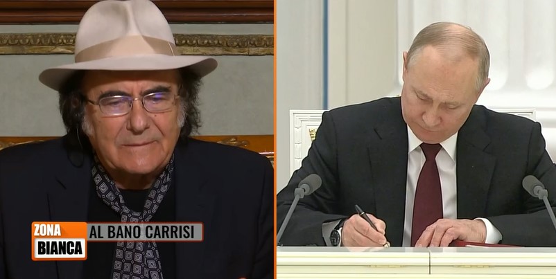 Al Bano: “Ammiro Putin ma quello che ha fatto è disumano”