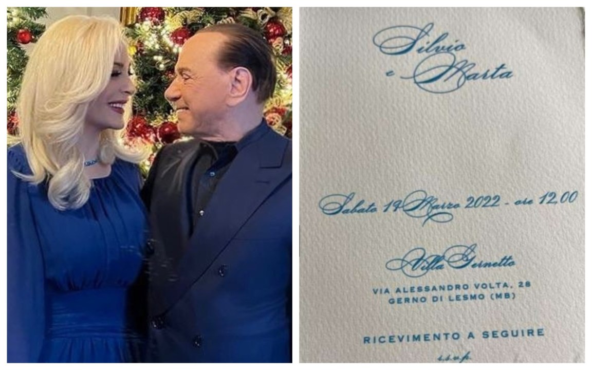 “Marta Fascina in abito bianco”, i figli di Berlusconi disertano le “quasi nozze”?